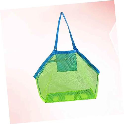 2Pcs Outdoor Mesh Tote Bag for Sand Durable Beach Storage Container with Heavy Duty Handles Easy Drainage for Water and Sand for Beach Fun4