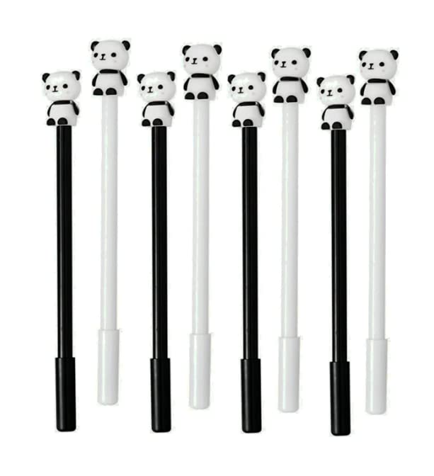 panda style gel pen for kids set of 12