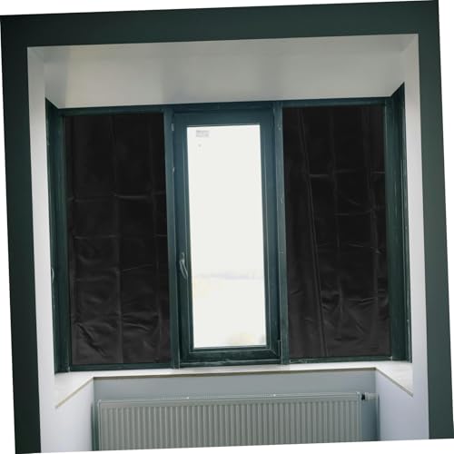 Cortinas opacas sin taladro HAWILLOSCH para pisos de alquiler y ventanas sin persianas 7