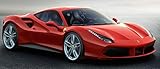 Ferrari 488 GTB Poster 58x25 Large Race Car Racing Lemans Alms Supercar Track