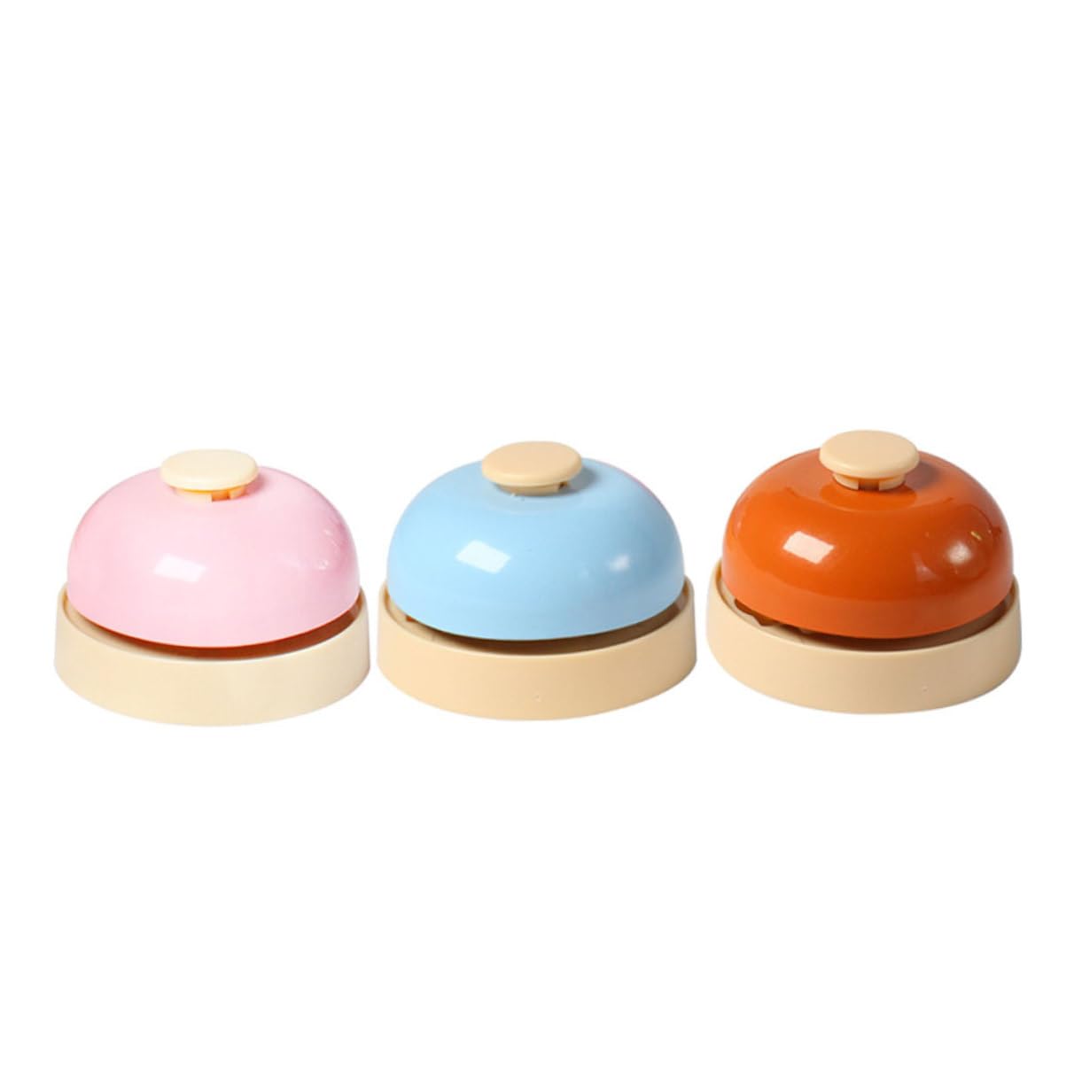 Abaodam 3Pcs Pet Training Bells for Dogs Interactive Dinner Call for Puppies Slip Design Easy Training for Potty Going Out Safe Clean Floor