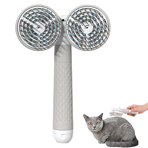 Escova de desembaraçar para cães e gatos, escova de animais de estimação com dentes densos, escova d