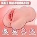 Male Mastusbafor Hands Free with 3D Realistic Textured Sleeve Male Masterburters, Pocket Puzzy Silicone Sweater Fancy Lover K4-18, Pink