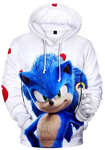 HAOSHENG Jungen 3D Printed Langarm Kleidung Mädchen Cartoon Lange Ärmel Graphics Fashion Hip Hop Mädchen Hoodie(M) Cover