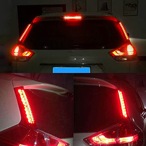 2 Peças Lâmpada Led De Pára Choques Traseiro De Travagem Lâmpada Traseira De 12V Para Nissan X-Trail