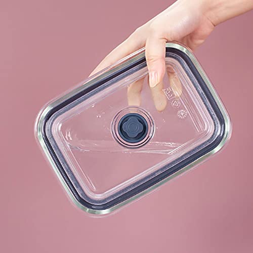 JINGYAN Bento Box Scatola di immagazzinaggio alimentari in vetro per la famiglia, può contenere frutta, verdura, ecc. Per conservazione