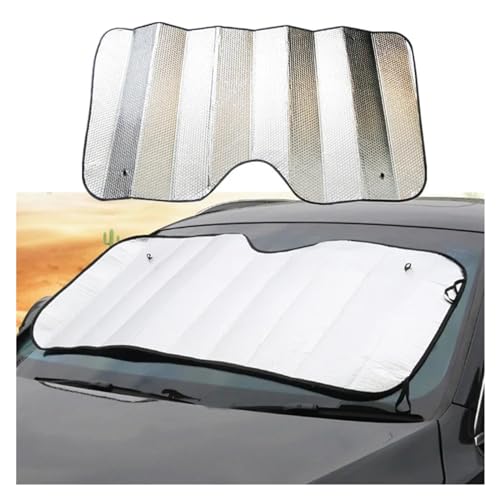 Pare-soleil de voiture protection UV 140x70cm pour pare-brise avant