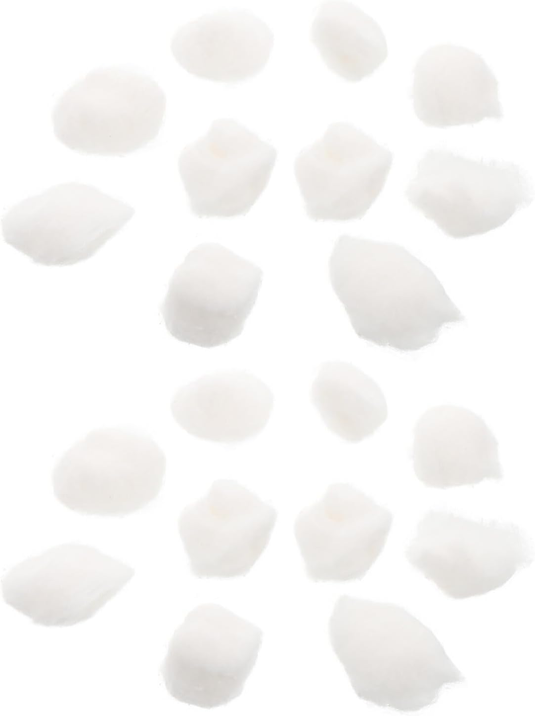 Tofficu Pure Cotton Balls 500g for Makeup Removal and Nail Gel Polish Remover Soft Absorbent Cosmetic Cotton Rounds for Home Beauty Care and Hygiene