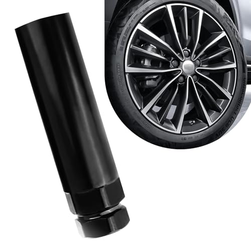 Image of MLY 6 Spline Lug Nut Socket, Lug Nut Removal Tool 3 /4 inch (19mm) & 13 /16 inch (21mm) Hex, Fuel Wheel Lock Key for Aftermarket Socket, Compatible with M14x1.5, M14x2, 9 /16 inchx18 (Black)