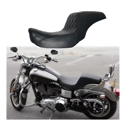 Asiento motocicleta con elevación para Dyna Wide Glide Street Bob y Super Custom FXDC 2
