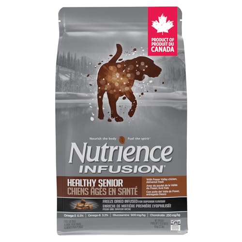 Nutrience Infusion Healthy Senior Dog Food, Chicken, 10 kg (22 lb) Bag