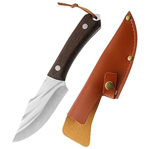 DINHEAROM Fleischschneider Hackmesser mit Scheide