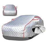 Padded Hail Protector Car Cover Custom Fit for VW T-Cross, Anti Hail Blanket Outdoor Heavy Duty Waterproof Hailproof All Weather Full Car Covers -xh43