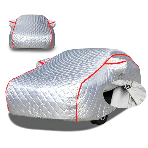 Padded Hail Protector Car Cover Custom Fit for VW T-Cross, Anti Hail Blanket Outdoor Heavy Duty Waterproof Hailproof All Weather Full Car Covers -xh43