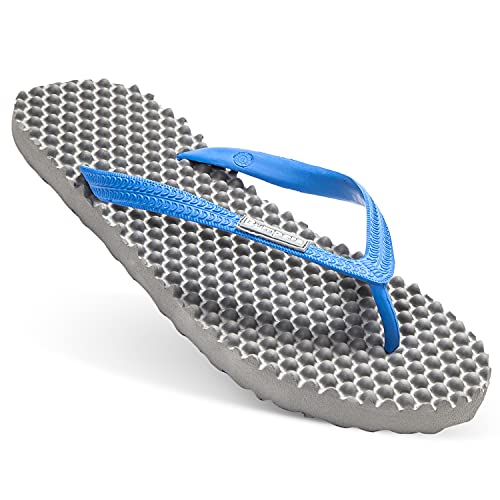 Image of Bumpers Flip Flops For Men - Beach & Shower Sandals For Mens, Comfortable Massage Acupressure Slippers, Indoor & Outdoor Footwear
