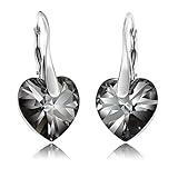 💕 Original Kristallen: Aus funkelnden Starlight Kristallen aus Österreich fertigen wir außergewöhnlich schönen Schmuck von höchster Qualität. Wir verwenden ausschließlich die feinste kristallsteine, damit Sie ihre berühmten vibrierenden Farben selbst erleben können. Größe der Ohrringe: 28 x 14mm (1.10 x 0.55 in)