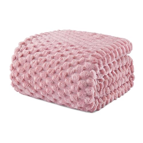Exclusivo Mezcla Kuscheldecke Fleece Decke, Flauschige Sofadecke 150 x 200 cm, Jacquard-Überwurfdecke Wohndecke Tagesdecke, Warm und Leicht für...