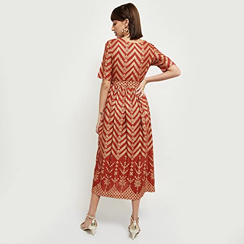 Image of Max Women's Rayon Shirt Maxi Dress