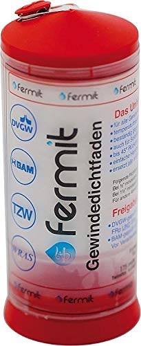 'ulith240 Original twineflon selladora hilos (175 m en lata) de 100% p.t.f.e. según DIN de DVGW para gas según en751 – 3 FRP y GRP y DIN 30660 (NV de 5143bp0261), Blanco