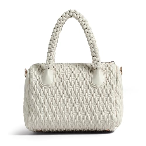 Image of EXOTIC Texture Braided Design Top Handle Handbag | Perfect For Gifts | Tranding Satchles Bag For Women