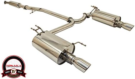 Yonaka Acura TSX 2004-2008 2.5" Stainless Steel Performance Catback Exhaust