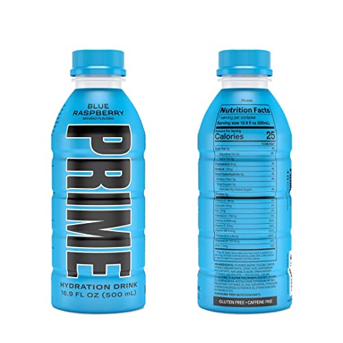 Prime Hydration Sports Drink And Electrolyte Beverage - 3 Pack (Blue Raspberry) #TOP2