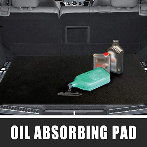 Tapete de aceite absorbente de 8.5 x 6.6 pies reutilizable protector para suelo de garaje 6