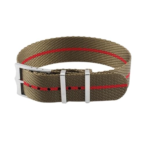 Bracelet de montre en nylon tressé épais 20mm 22mm interchangeable