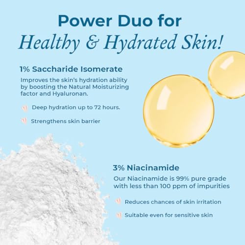 Image of The Pink Foundry Waterlight Gel Moisturiser with 72 hours of hydration with 1% Hyaluronic Acid & 1% Saccharide Isomerate | Lightweight & Non-Sticky Moisturiser | All Skin Types | Dermatologically Tested || For Men & Women | 50 ml