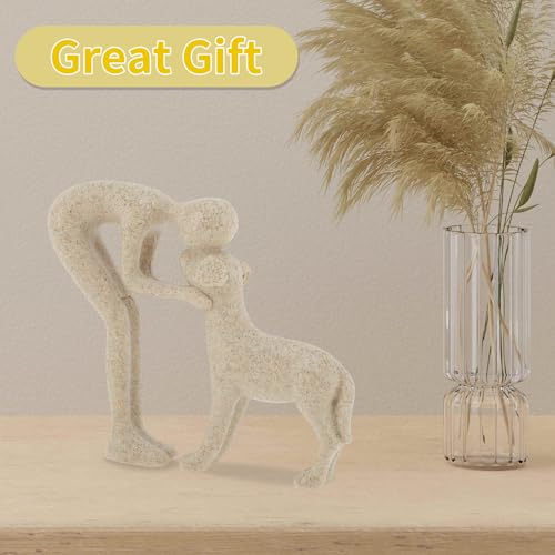 Estatua decorativa de perro para oficina y hogar miniatura 3