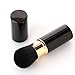 Retractable Makeup Brush - Goat Hairs - Portable Face Loose Powder Foundation, Mini Blush Brush Beauty Cosmetic Tool