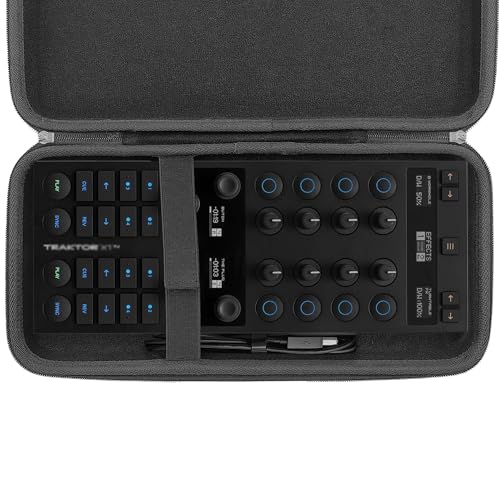 Musiin Hochleistungs-Hartschalenkoffer, entworfen für kompatible Native Instruments TRAKTOR Z1 MK3, F1 und X1 Controller, bietet Schutz und bequemes Tragen für sicheres und einfaches Reisen
