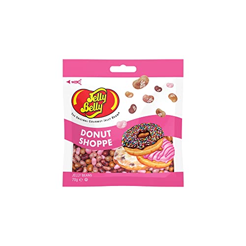 Jelly Belly Beans, grajeas con sabor a donuts, bolsa de 70 gramos, caramelos masticables en forma de judías Cover