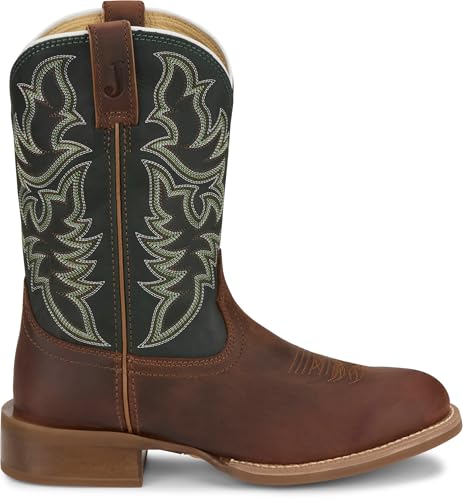 Justin Wild Bill Men's Western Boot - 11" Cowboy Leather Footwear, Durable Construction, Stylish Design for Everyday Wear3