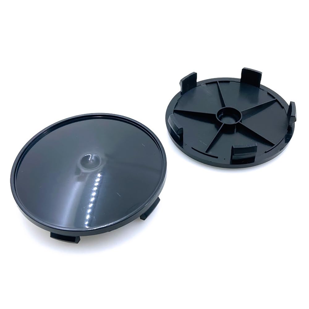 Lot De 4 Cache-moyeux 70 Mm Extérieur / 66 Mm Intérieur – Chromé ABS – Universel Voiture