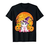 Kids Girls Halloween shirt Unicorn Pumpkin