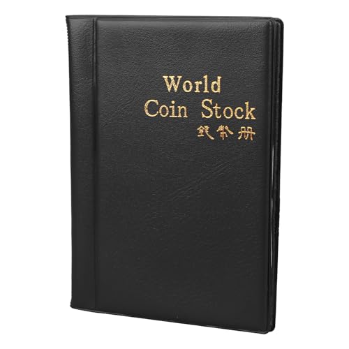 Upgrade 120 Collection Holders Storage Money Penny Pocket Album Book Folder Notebook PVC Black/Green/Blue/Red Coin Holder Books For Pennies Coin Holder Books For All