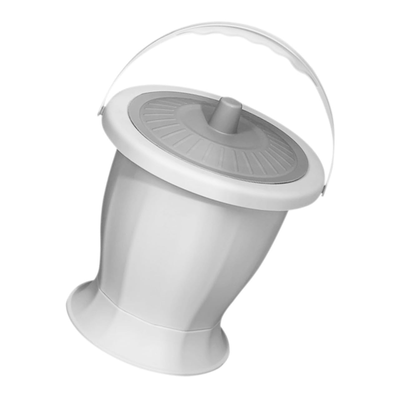 Pot de chambre pour personnes âgées portable et stable avec couvercle