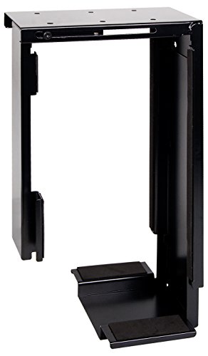 Dataflex Top Grip - Caja de Ordenador de sobremesa (3.5 mm, 2 x USB 2.0), Negro