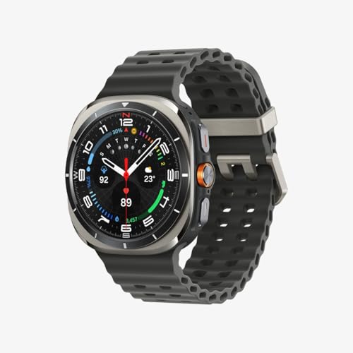 Samsung Galaxy Watch Ultra 2025 47mm - Smartwatch LTE con IA, Titanio, Botón Personalizable, Control de Salud, Garantía del Fabricante 3 Años + 1 año Extra, Plata Titanio (Versión española)
