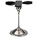 Sunnytech Solar Power Windmill Black Propeller Creative Solar Car Rotating Windmill Ornaments Dynamic Interior Decoration Science Home Office Toy for Desk Physics Toy Solar Car Decoration WJ154