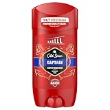 Old Spice Captain Deostick für Männer 85 ml, 24/7 Frischhh bei täglicher Anwendung, langanhaltender Duft in Parfumqualität, Schutz vor Gerüchen, Ohne Aluminiumsalze, unsichtbar auf Schwarz und Weiß