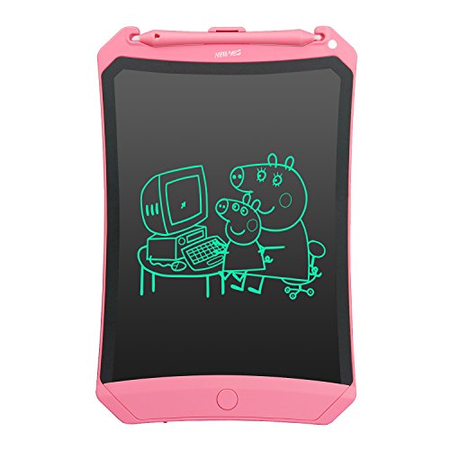 NEWYES Tavoletta Grafica LCD 8,5 Pollici Scrittura Digitale Robot Pad con Pulsante di Blocco più Luminosa Scheda Lavagna Magnetica per Bambini(Rosa)