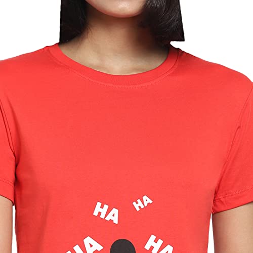 Image of Bewakoof Women Geometric Print T-Shirt & Shorts Set