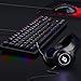 Redragon Gaming Keyboard and Mouse with Tri-Mode, Mechanical Feel Keyboard and Up to 10000 DPI 61G Ultra-Light Gaming Mouse,RGB Backlit,4 Macro Keys,Long Battery Life for PC/MAC