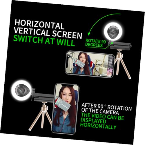 Webcam 4k grand angle 130 de visioconférence Vaguelly autofocus avec éclairage LED - 7