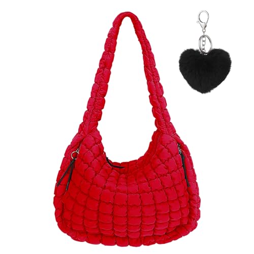 Bolso Tote acolchado grande para mujer miniatura 1