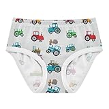 Taille extensible pour un ajustement idéal : doté d'une taille élastique durable, ce slip pour fille offre un ajustement sûr et flexible qui s'adapte aux mouvements de votre enfant sans perdre sa forme.