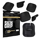 Skin Grip Tandem Mobi Adhesive Pocket Patch with Cutout – 5 Pack – Waterproof & Sweatproof Pocket Case, Replaces Original Patch, Lasts 6+ Days, Skin-Friendly, (Black)