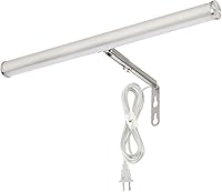 Vista 10 de Luces LED para cuadros enchufables, luz de arte ajustable de 14 pulgadas, 4 W, luz de pared de galería para trabajos de exhibición, acabado de latón